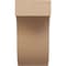 Ekena Millwork 12"W x 12"D x 24"H Wide Del Monte Rough Cedar Woodgrain TimberThane Corbel, Primed Tan CORUR12X12X24DELRCPR - alternate 3